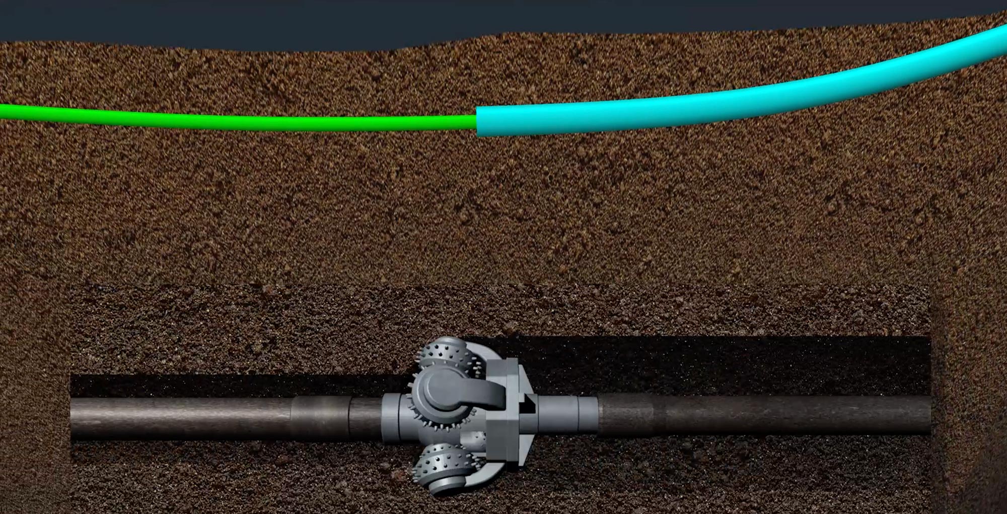 Underground pipe diagram